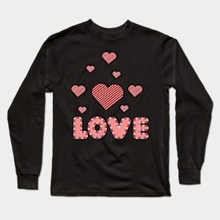 Beautiful heart pattern Long Sleeve T-Shirt